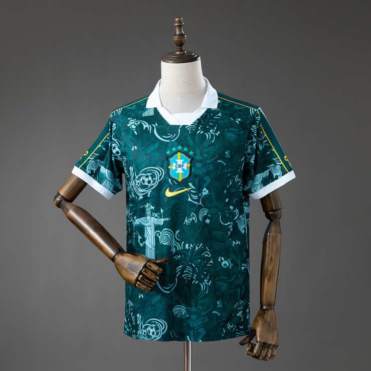 Brasilien Tröja VM 2026 Special Edition Mörkgrön Herr matchtröja
