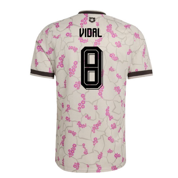 Chile Fotbollströja VM 2026 Arturo Vidal 8 Herr Bortatröja 2026-2027