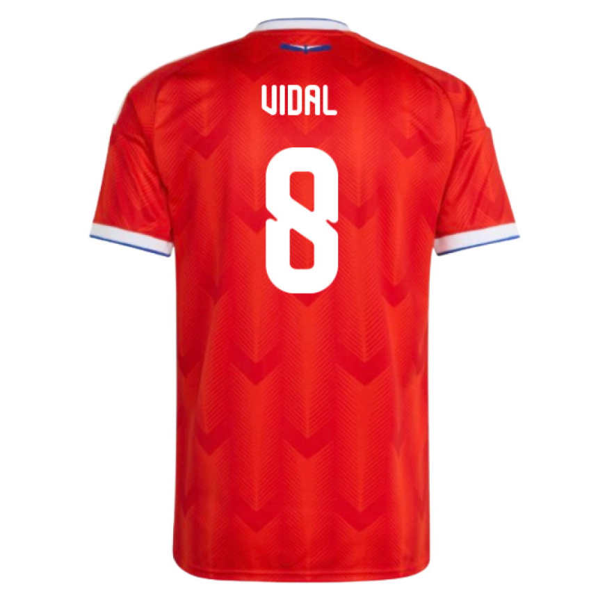 Chile Fotbollströja VM 2026 Arturo Vidal 8 Herr Hemmatröja 2026-2027