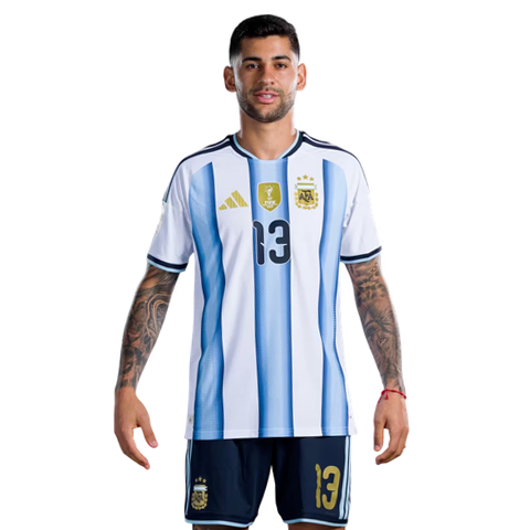 Argentina Hemmatröja VM 2026 Cristian Romero 13 Herr Fotbollsset