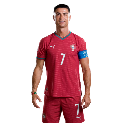 Portugal Landslag VM 2026 Cristiano Ronaldo 7 Hemma Herr Fotbollskit med Shorts