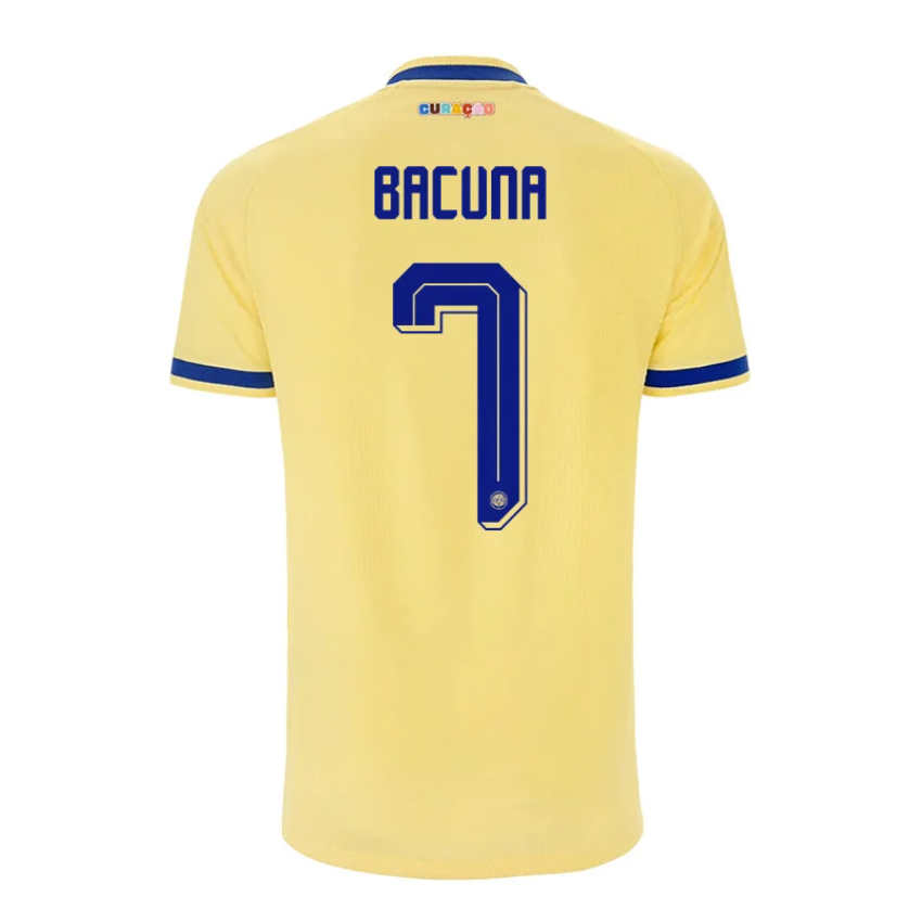 Curaçao Fotbollströja VM 2026 Bortatröja Juninho Bacuna 7 Herr