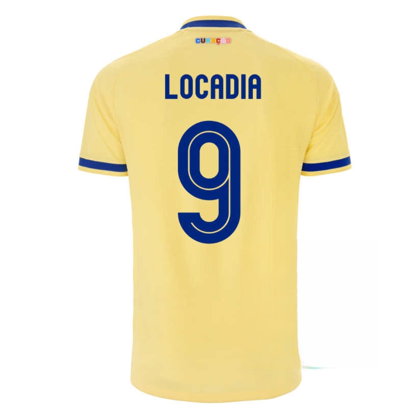 Curaçao Fotbollströja VM 2026 Bortatröja Jürgen Locadia 9 Herr Kortärmad