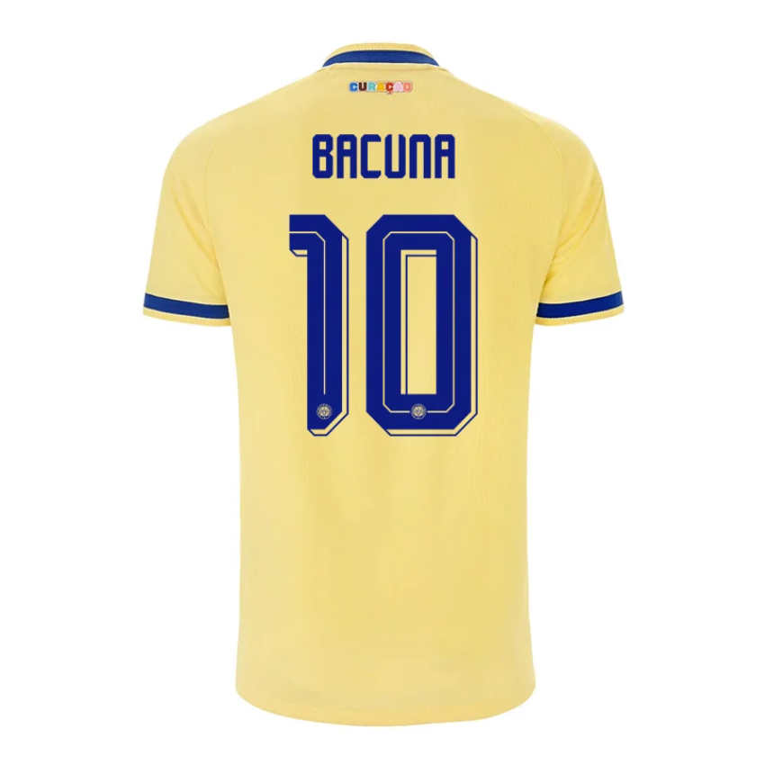Curaçao Fotbollströja VM 2026 Bortatröja Leandro Bacuna 10 Herr Kortärmad
