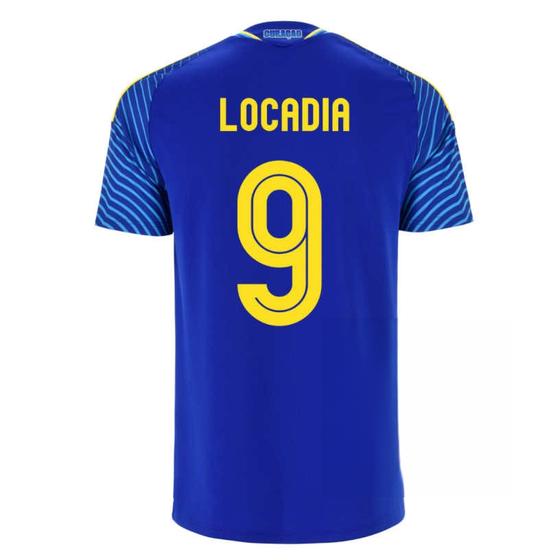 Curaçao Fotbollströja VM 2026 Hemmatröja Jürgen Locadia 9 Herr Kortärmad
