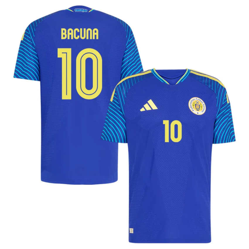 Curaçao Fotbollströja VM 2026 Hemmatröja Leandro Bacuna 10 Herr-2