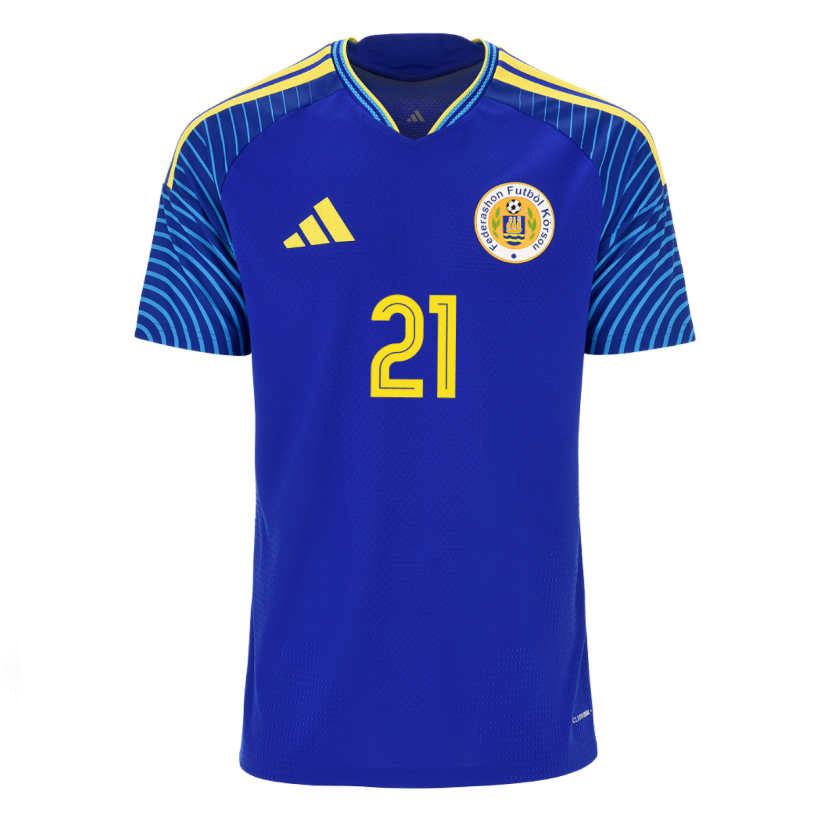 Curaçao Fotbollströja VM 2026 Hemmatröja Tahith Chong 21 Herr-1