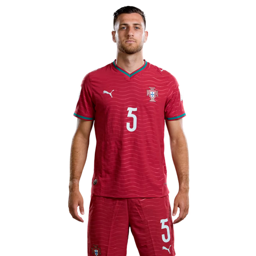Portugal Landslag VM 2026 Diogo Dalot 5 Hemma Herr Fotbollskit med Shorts