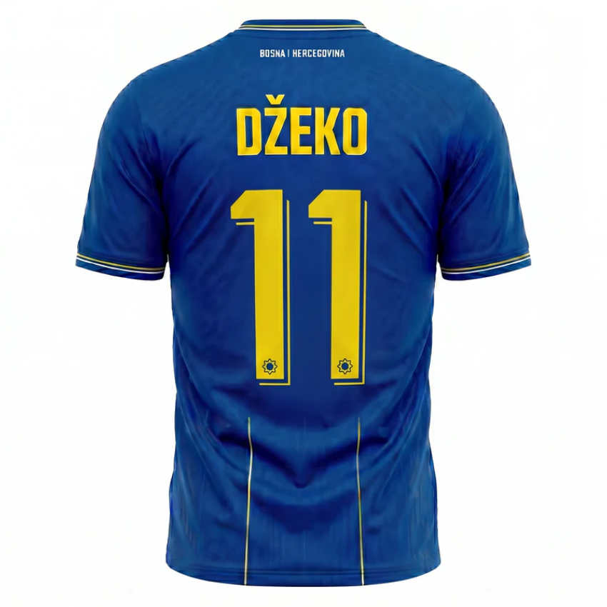 Bosnien och Hercegovina VM 2026 Edin Džeko 11 Hemmaställ Herr Kortärmad-1