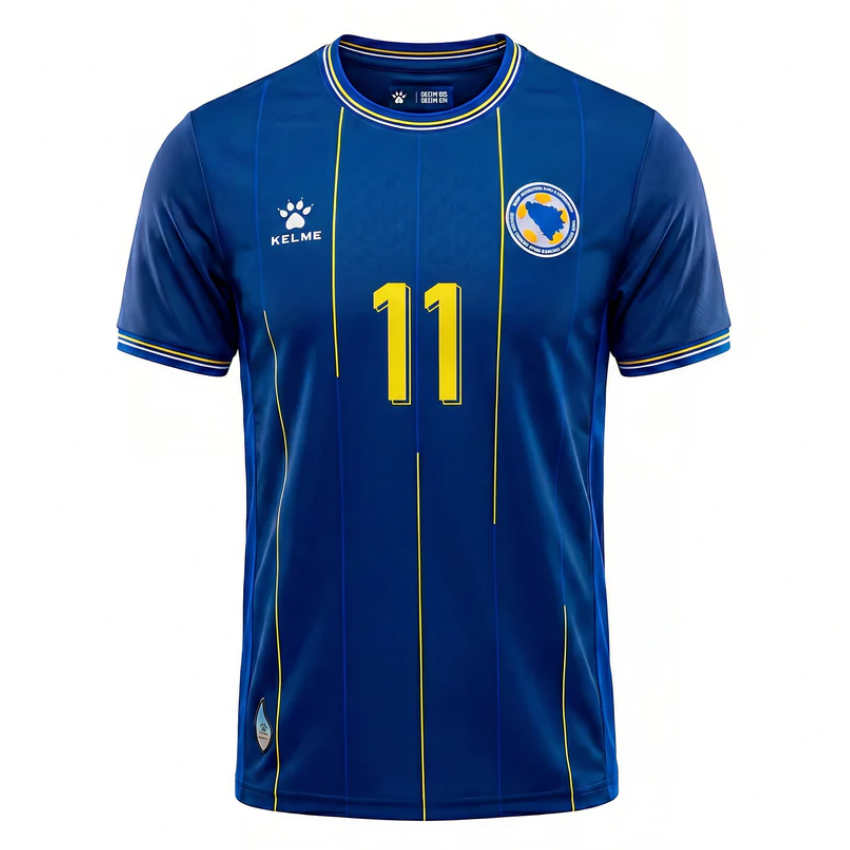 Bosnien och Hercegovina VM 2026 Edin Džeko 11 Hemmaställ Herr Kortärmad
