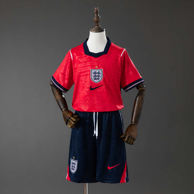 England VM 2026 Bortaställ Barn matchtröja med Shorts