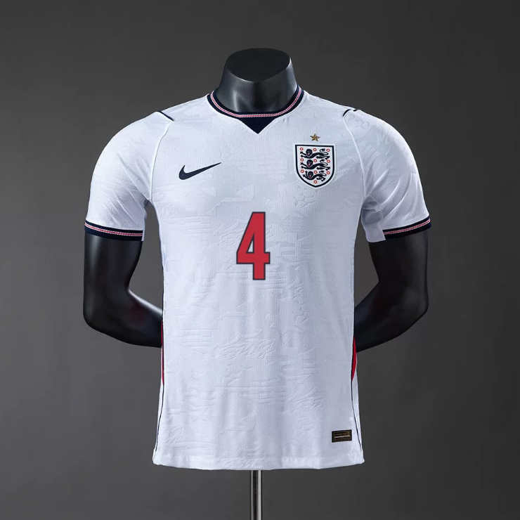 England VM 2026 Fotbollströja Hemma Declan Rice 4 Herr Kortärmad
