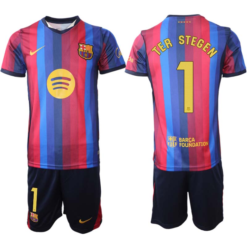 FC Barcelona tröja 2026/27 Marc-André ter Stegen 1 Herr Hemmatröja Fotbollsset