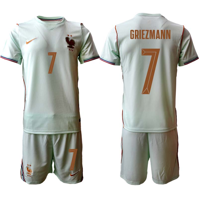 Frankrike Landslagtröja VM 2026 Borta Antoine Griezmann 7 Fotbollskit Herr