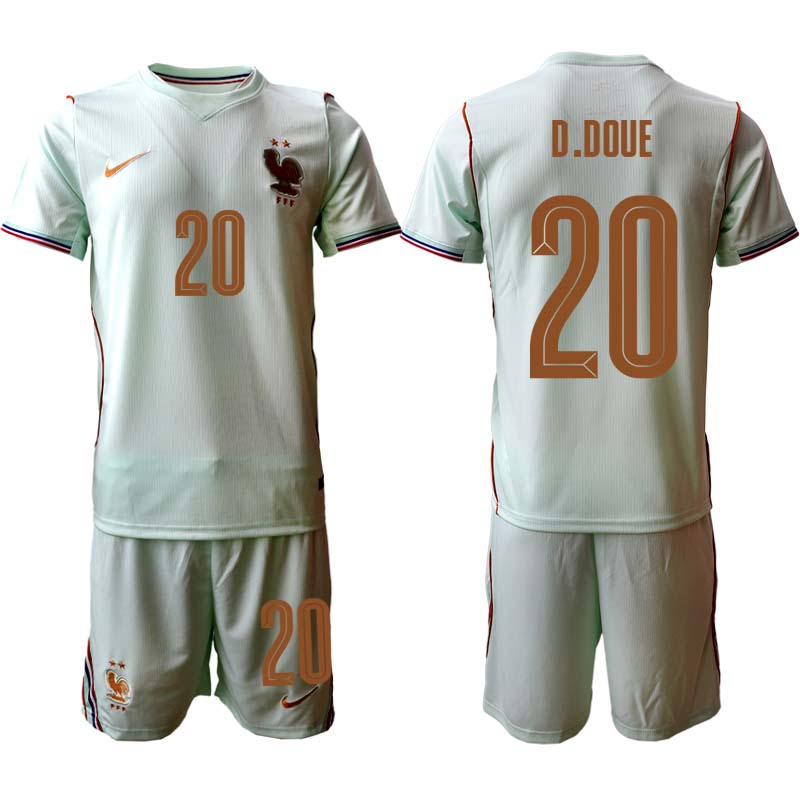 Frankrike Landslagtröja VM 2026 Borta Désiré Doué 20 Fotbollskit Herr
