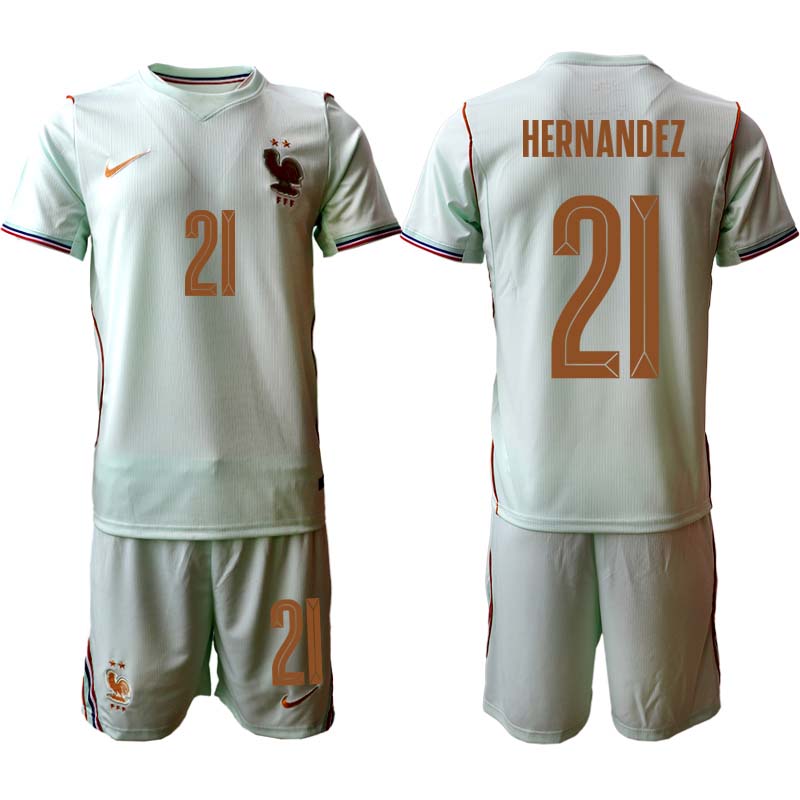 Frankrike Landslagtröja VM 2026 Borta Lucas Hernández 21 Fotbollskit Herr