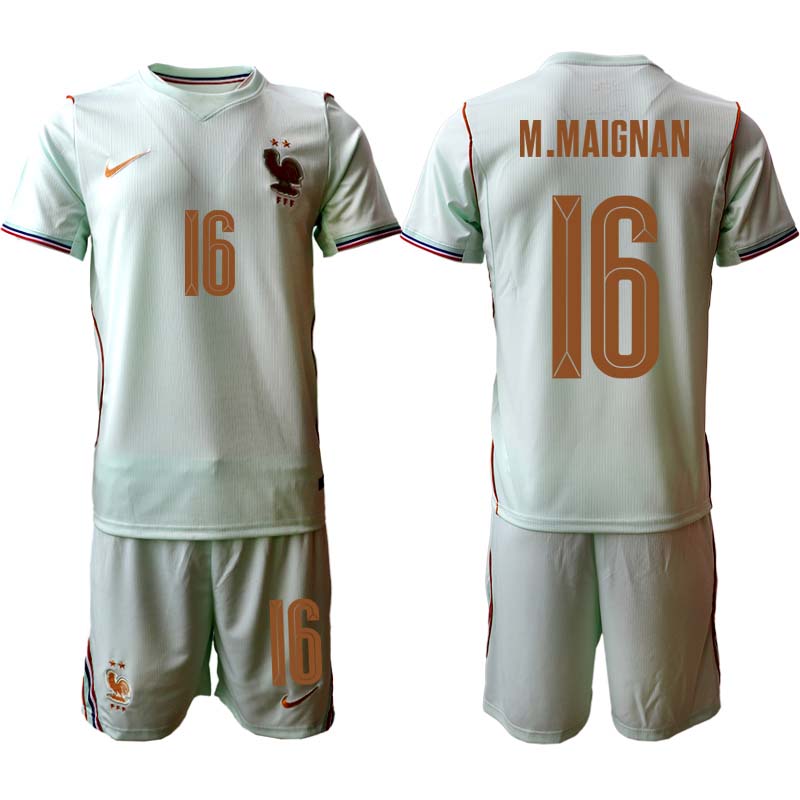 Frankrike Landslagtröja VM 2026 Borta Mike Maignan 16 Fotbollskit Herr