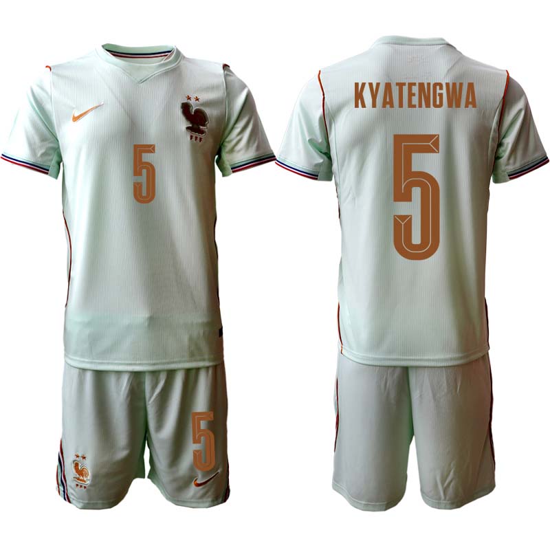 Frankrike Landslagtröja VM 2026 Borta Pierre Kalulu 5 Fotbollskit Herr