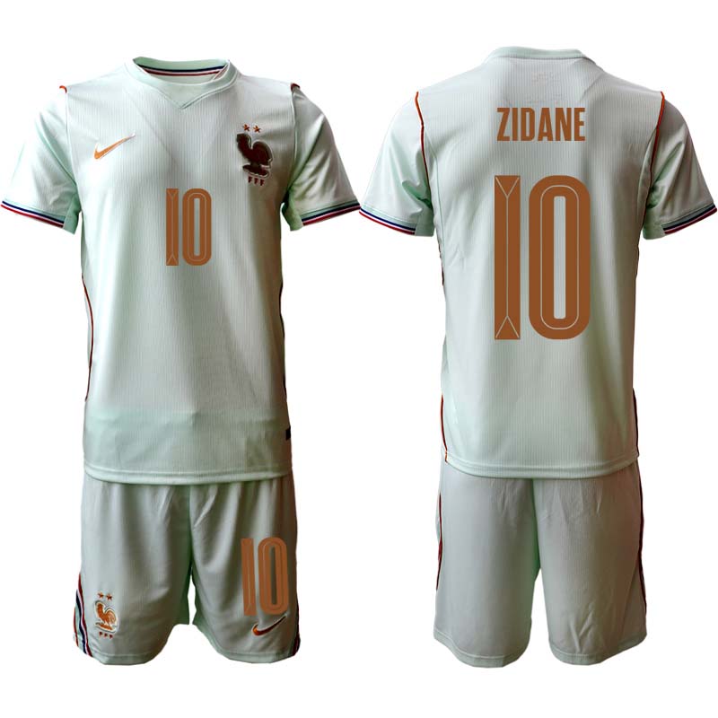 Frankrike Landslagtröja VM 2026 Borta Zinedine Zidane 10 Fotbollskit Herr