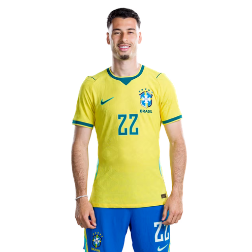 Brasilien Hemmatröja VM 2026 Gabriel Martinelli 22 Herr fotbollskit med shorts