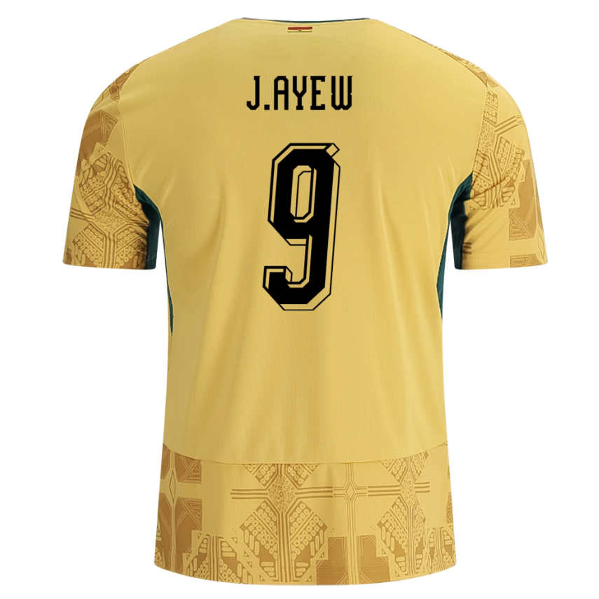 Ghana Fotbollströja VM 2026 Jordan Ayew 9 Herr Bortatröja