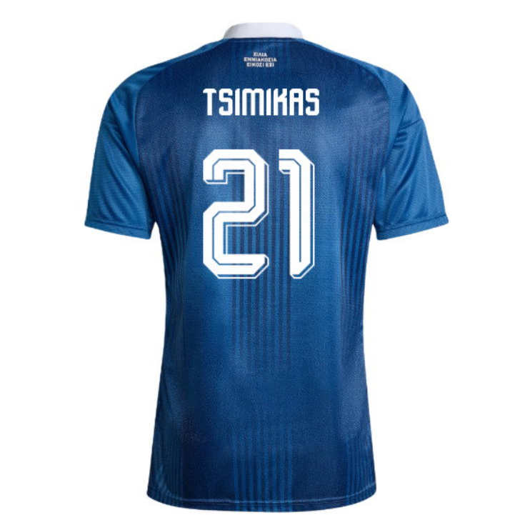 Grekland Fotbollströja VM 2026 Kostas Tsimikas 21 Herr Bortatröja