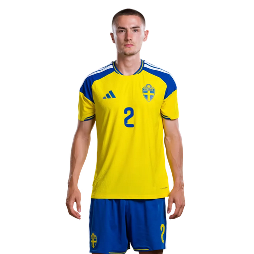 Sverige Matchtröja VM 2026 Gustaf Lagerbielke 2 – Hemmatröja Herr