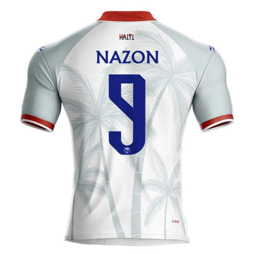 Haiti Fotbollströja VM 2026 Bortatröja Duckens Nazon 9 Herr