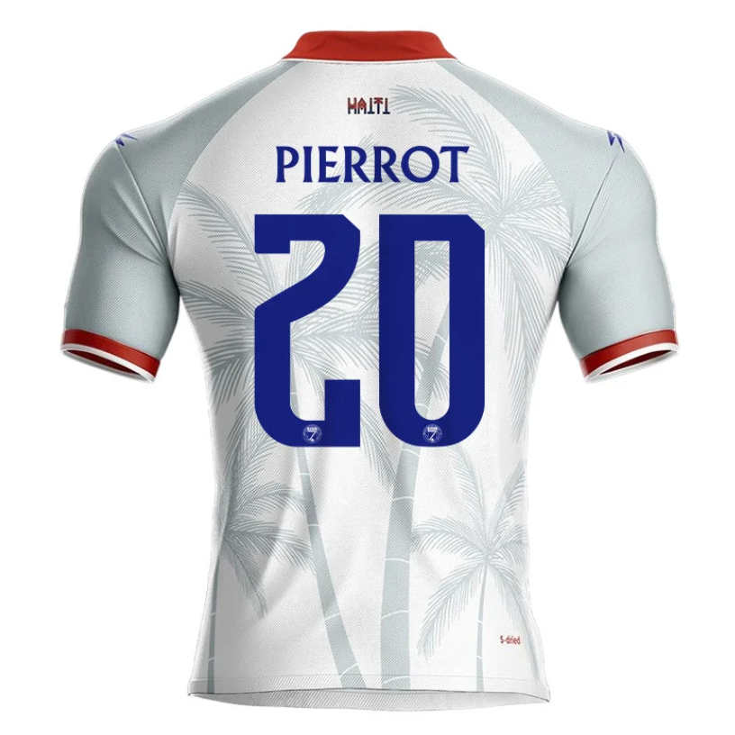 Haiti Fotbollströja VM 2026 Bortatröja Frantzdy Pierrot 20 Herr Kortärmad