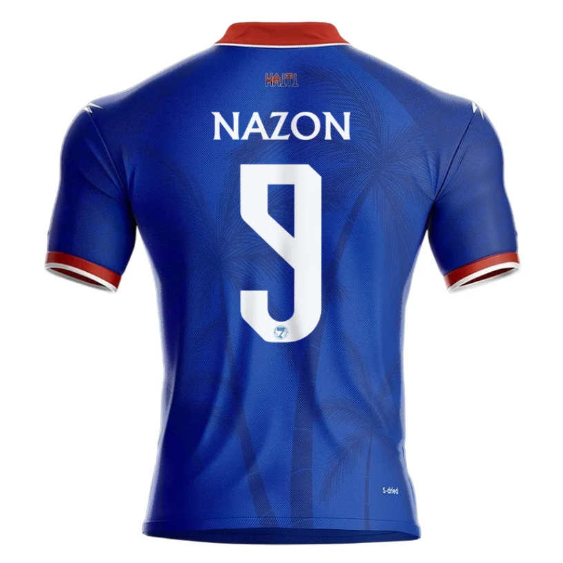 Haiti Fotbollströja VM 2026 Hemmatröja Duckens Nazon 9 Herr