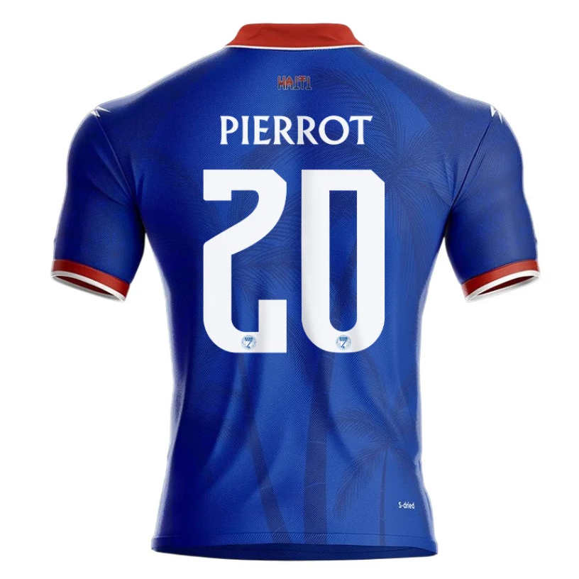 Haiti Fotbollströja VM 2026 Hemmatröja Frantzdy Pierrot 20 Herr