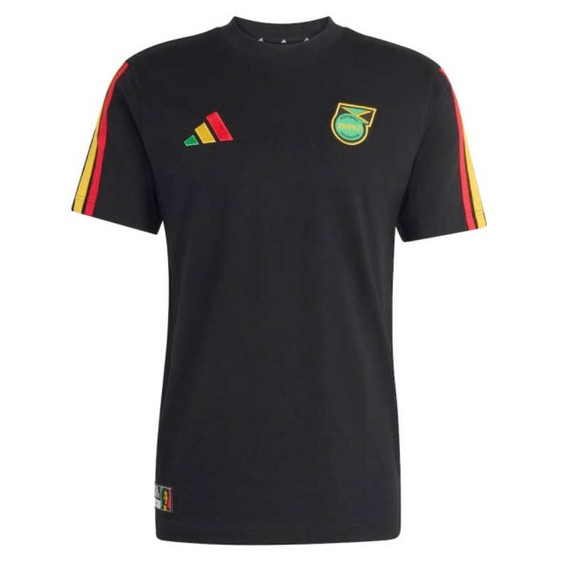 Jamaica Fotbollströja 2026/27 DNA T-shirt Svart Herr Kortärmad