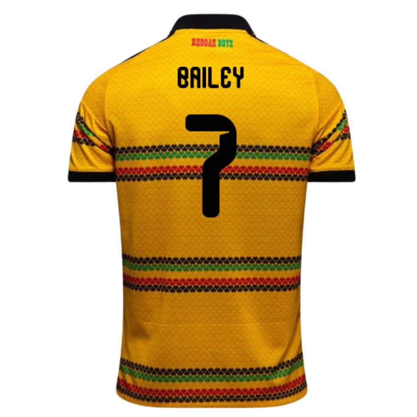 Jamaica Fotbollströja 2026/27 Leon Bailey 7 Herr Hemmatröja