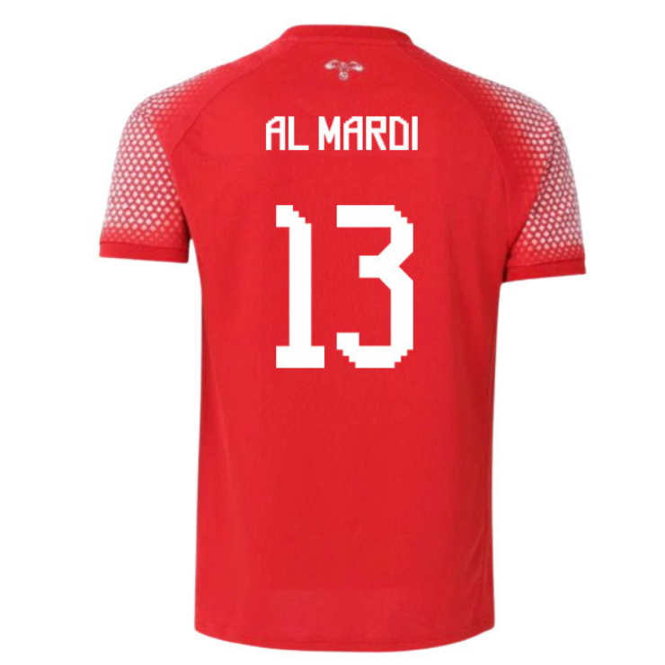 Jordan Fotbollströja VM 2026 Mahmoud Al-Mardi 13 Herr Bortatröja