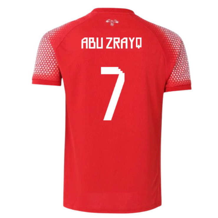 Jordan Fotbollströja VM 2026 Mohammad Abu Zrayq 7 Herr Bortatröja