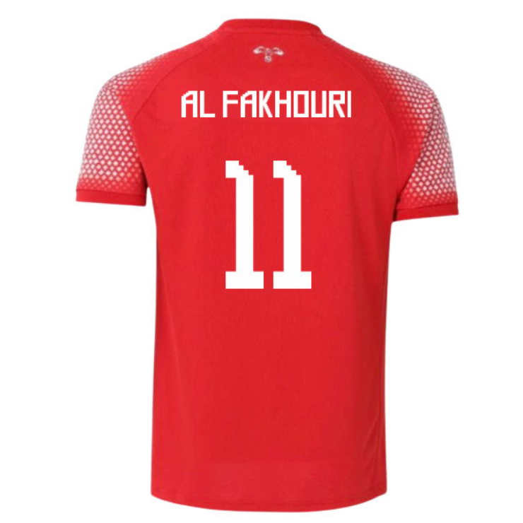 Jordan Fotbollströja VM 2026 Odeh Al-Fakhouri 11 Herr Bortatröja