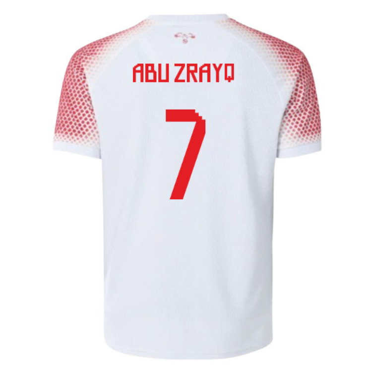 Jordan Fotbollströja VM 2026 Mohammad Abu Zrayq 7 Herr Hemmatröja