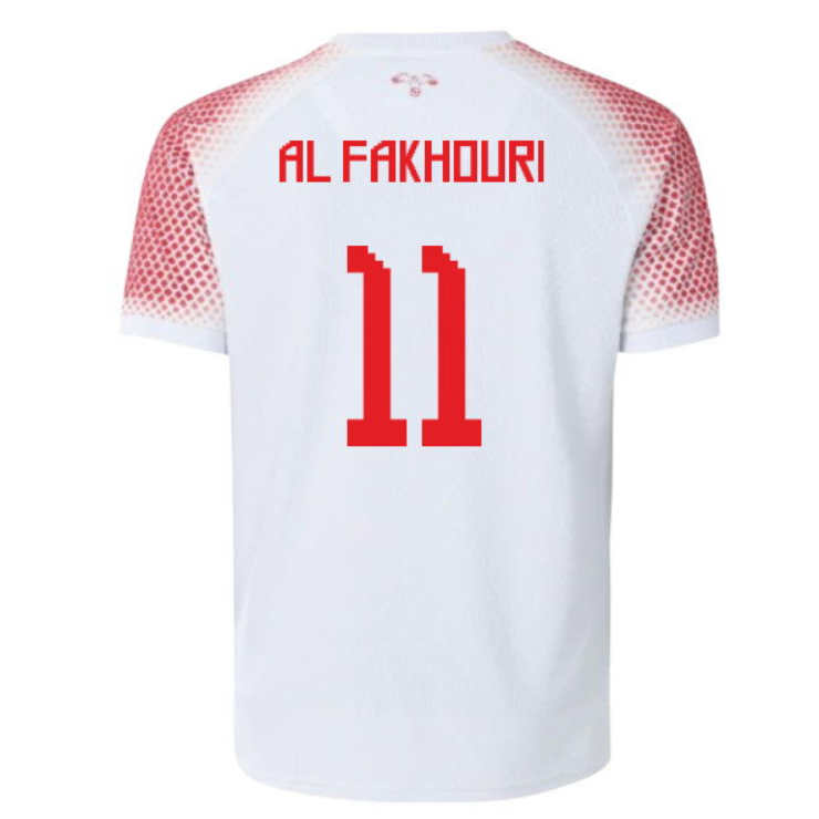 Jordan Fotbollströja VM 2026 Odeh Al-Fakhouri 11 Herr Hemmatröja