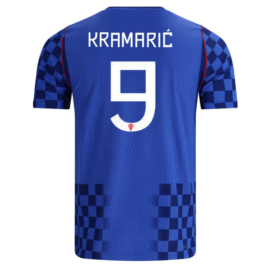 Kroatien Bortaställ VM 2026 Andrej Kramarić 9 Herr Matchtröja Kortärmad