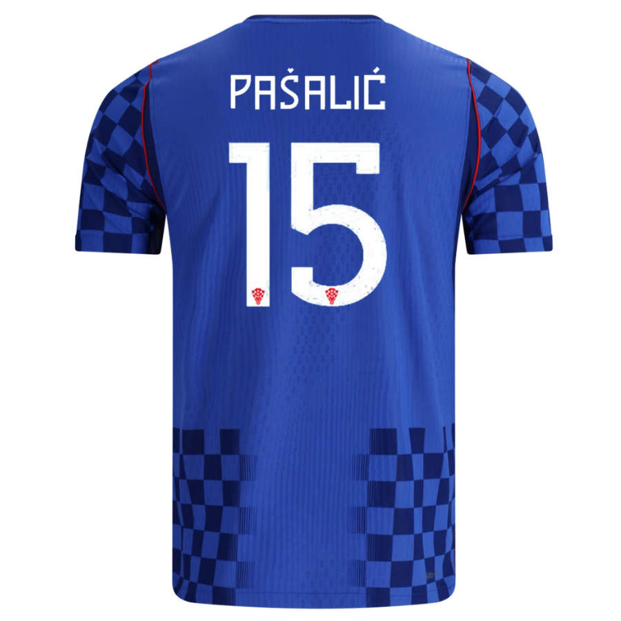Kroatien Bortaställ VM 2026 Mario Pašalić 15 Herr Matchtröja Kortärmad