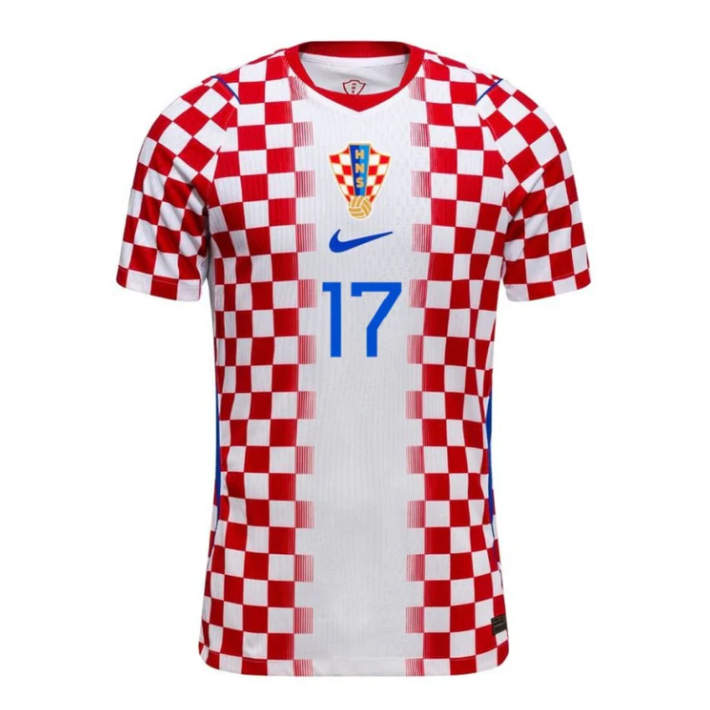 Kroatien Hemma Tröja VM 2026 Petar Sučić 17 Herr Matchtröja Kortärmad-1