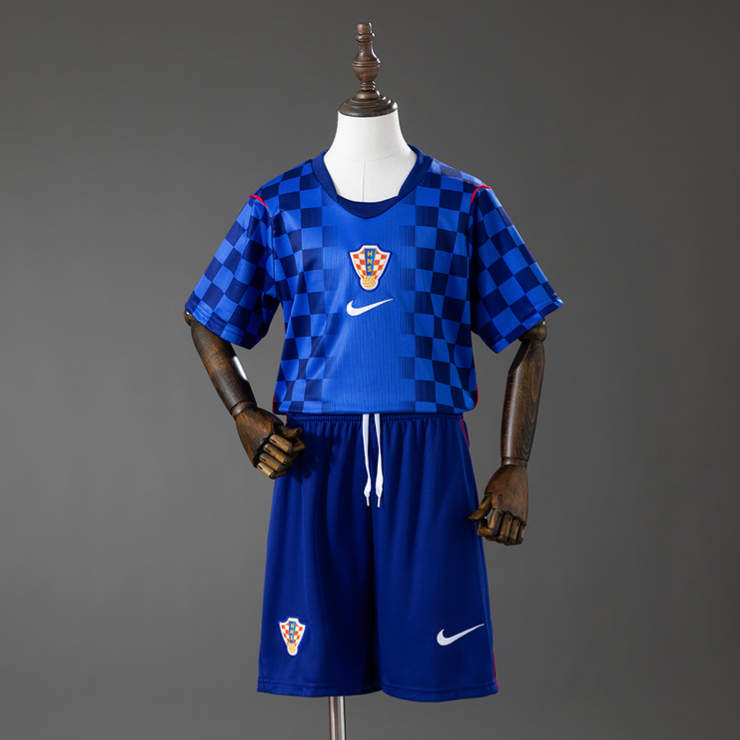 Kroatien Bortatröja VM 2026 Barn Matchtröja Med Shorts