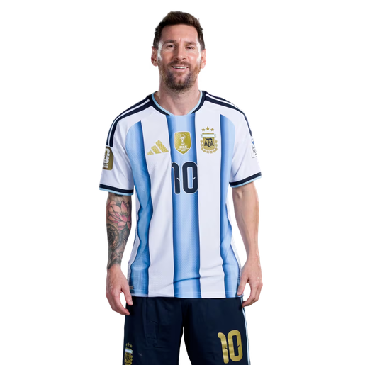 Argentina Fotbollströja VM 2026 Hemma Lionel Messi 10 Herr Fotbollsset