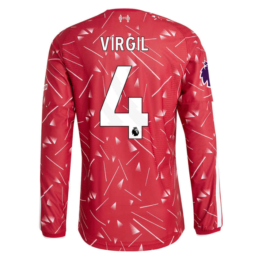 Liverpool Hemmaställ 2026/27 Virgil van Dijk 4 Herr Långärmad matchtröja