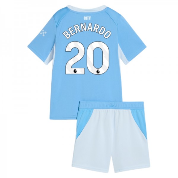 Manchester City Hemmatröja 2026/27 Barn Bernardo Silva 20 Kortärmad + Korta byxor