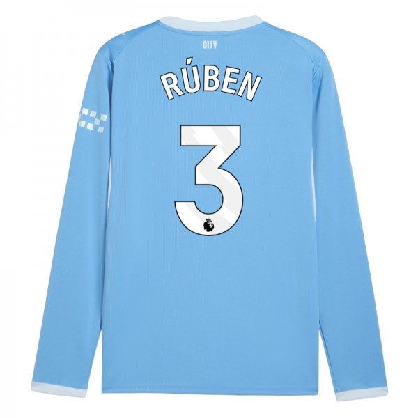 Manchester City matchtröja 2026/27 Hemmatröja Rúben Dias 3 Herr Långärmad