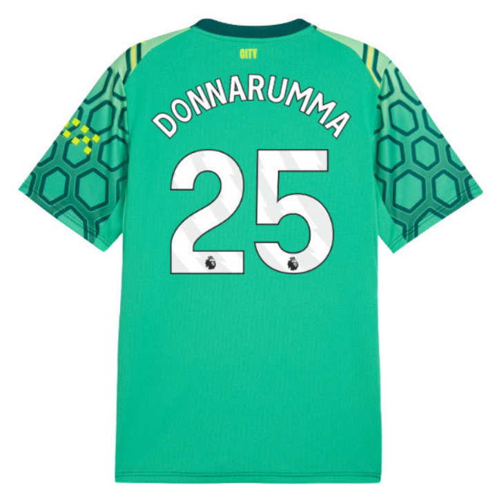 Manchester City Målvaktströja 2026/27 Gianluigi Donnarumma 25 Grön Kortärmad Herr