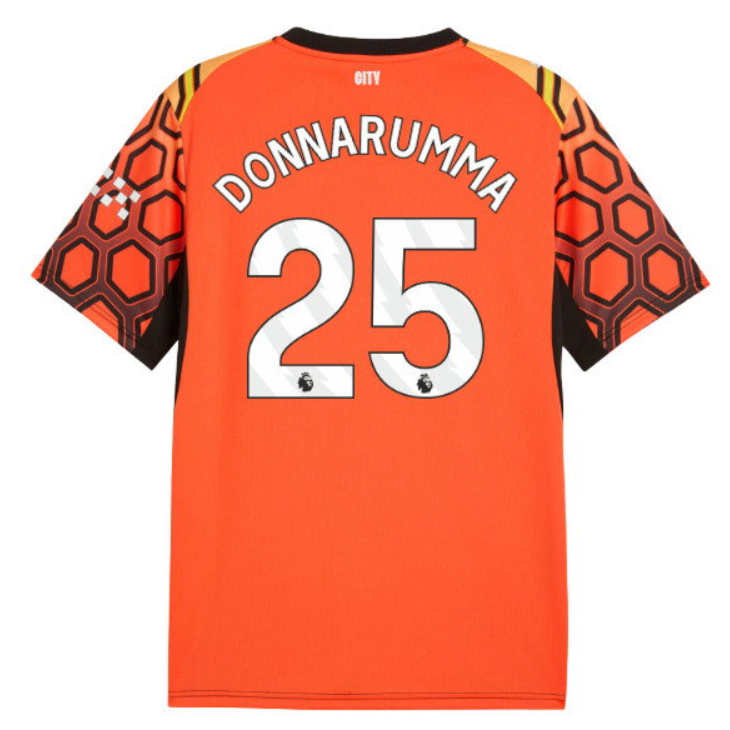 Manchester City Målvaktströja 2026/27 Gianluigi Donnarumma 25 Orange Kortärmad Herr