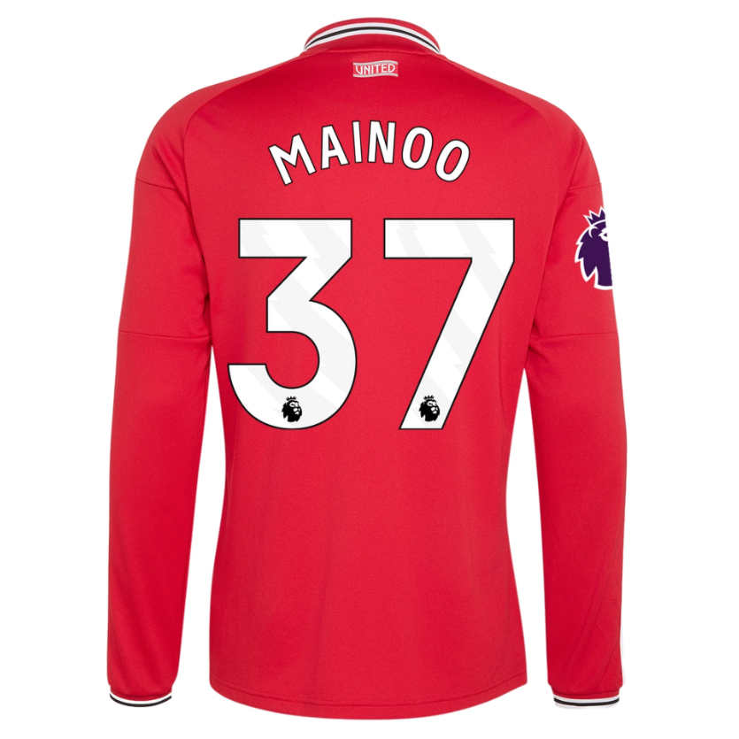 Manchester United matchtröja 2026/27 Hemma Kobbie Mainoo 37 Herr Långärmad