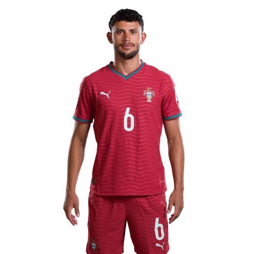 Portugal Landslag VM 2026 Matheus Nunes 6 Hemma Herr Fotbollskit med Shorts